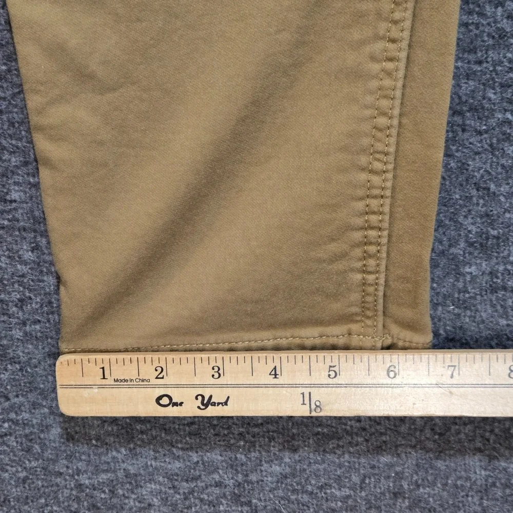 Banana Republic Traveler Athletic Tapered Fit Pants Mens 35x32 Tan Khaki Chino‎